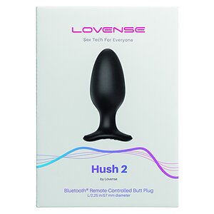 Lovense Hush 2 Anal Plug L 57 mm Negru Thumb 2