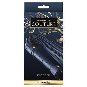 Bici Bondage Couture Flogger Albastru Thumb 2