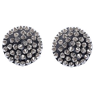 Nipple Stickers Spikes Argintiu Thumb 4