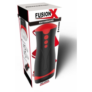 Fusion Deep Squeeze Masturbator Negru, 2 Motoare, 5 Viteze Thumb 4
