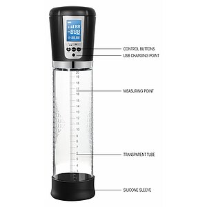 Premium Rechargeable Automatic LCD Pump - Transparent Thumb 1