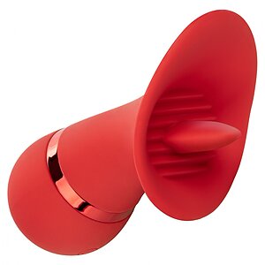 Vibrator Clitoris French Kiss Seducer Roșu Thumb 3