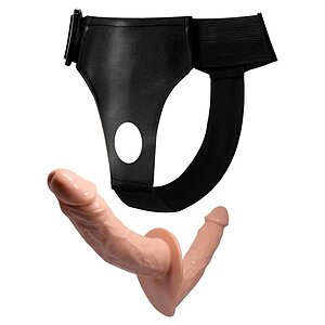 Debra Strap-On Dublu Realist, Ham Reglabil 15/18 cm Thumb 3