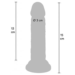 ToyJoy Deluxe — Dong Realist 15 cm, Densitate Duală Thumb 8