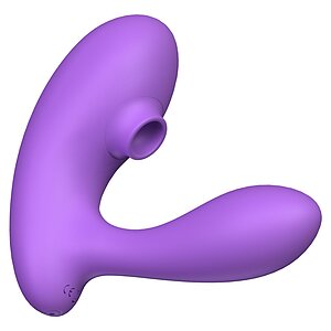 DuoVibe I Vibrator Air Punctul G Mov 9+9 Moduri, Reîncărcabil Thumb 1