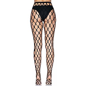 Dresuri Leg Avenue Rhinestone Net Tights Negru XS-L Thumb 2