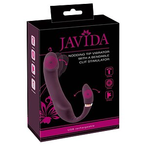 Vibrator Flexibil 18cm JAVIDA Discret 10x10 Moduri Mov Thumb 7