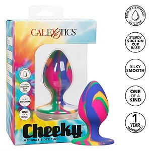Anal Plug Cheeky Medium Tie-Dye Multicolor Thumb 7