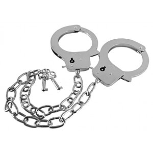Cătușe Metalice Guilty Pleasure Lanț Lung Argintiu