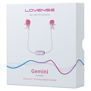 Gemini App-Controlled Vibrating Nipple Clamps Roz Thumb 4