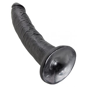Dildo King Penis 17.8cm Negru Thumb 2