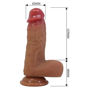 Pretty Love curtis 6.8 - Dildo Din silicon cu Ventuză Thumb 1