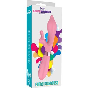 Vibrator ToyJoy Love Rabbit Roz Reîncărcabil Thumb 6