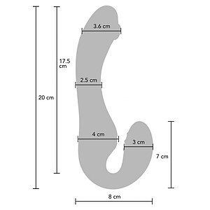 XOCOON Strapless Pulse Vibe Mov – 3 Motoare, Telecomandă Thumb 5