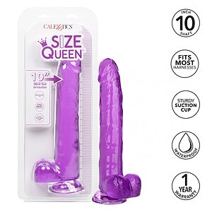 CalExotics size Queen 30,5 cm – Realist cu Ventuză Mov Thumb 4