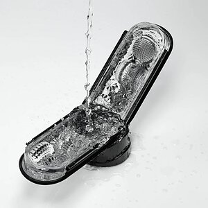 Tenga Flip Zero Gravity — 16cm Inserabil Negru Thumb 1