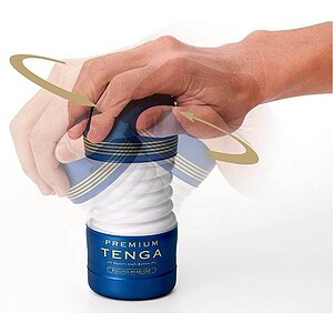 Masturbator Premium Tenga Rolling Head Albastru Thumb 2