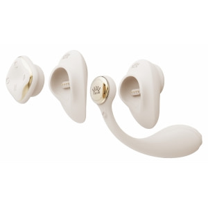 Vibrator DEYA Purtabil cu Telecomandă și Suctiune Alb Thumb 1