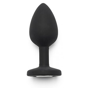 Anal Plug Diamond Jewel Small Negru Thumb 1