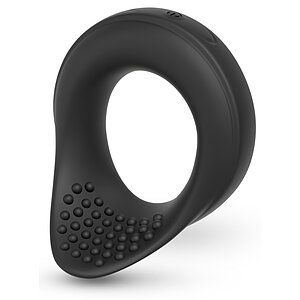 Inel Vibrant Rebel — 10 Moduri, Reîncărcabil, Discret Negru