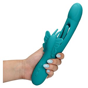 Vibrator Fluture G 3 Motoare Peste 10 Moduri Reîncărcabil Albastru Thumb 5