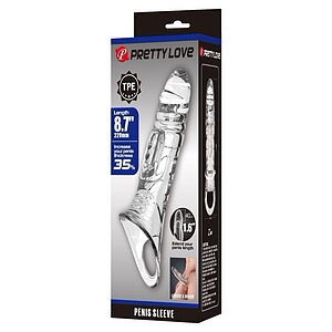 Pretty Love Manson Penis Din TPE, Extensie Discretă Thumb 7