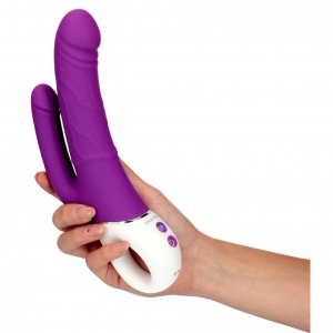 DualPulse Pro 2 Vibrator Dublu Toyz4lovers Reîncărcabil Mov Thumb 4