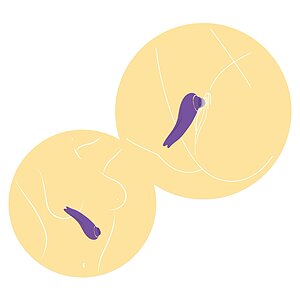 SalsaTap Stimulator Clitoridian Mov, 10 Moduri, Reîncărcabil Thumb 5