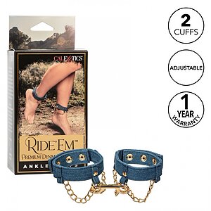 Ride Em Denim Ankle Cuffs Albastru Thumb 4