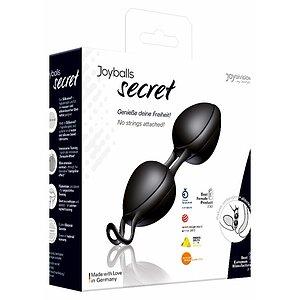 Bile Vaginale Joyballs Secret Rezistente La Apă Negru Thumb 5