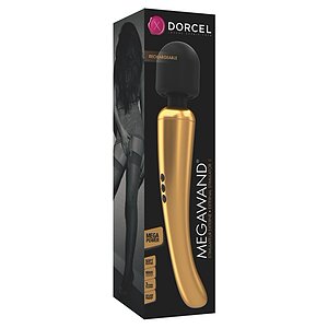 Vibrator Dorcel Megawand Rechargeable Auriu Thumb 2