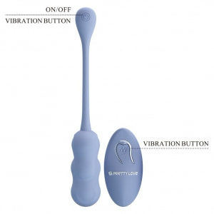 Pretty Love Leshy Blue — Ou Vibrant Compact, Telecomandă Albastru Thumb 5