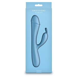 Scarlett Obsessions – Rabbit Vibrator 3 Viteze, IPX7 Albastru Thumb 2
