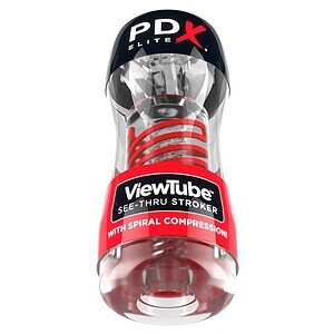 Pipedream PDX Elite ViewTube 2 Transparent Prindere Sigură