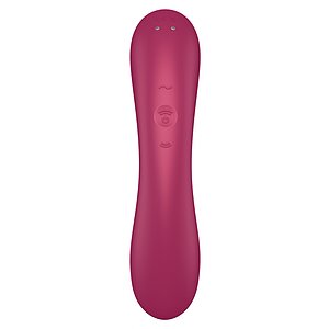 Vibrator Satisfyer Curvy Trinity 1 Roșu Thumb 3