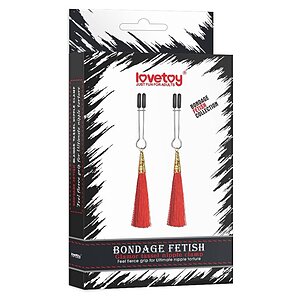 Cleme Sfârcuri Glamour Tassel Roșu Thumb 2