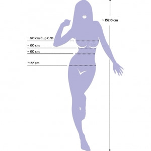 Layla 152 cm - Păpușă Gonflabilă You2Toys, 3 Orificii Thumb 1