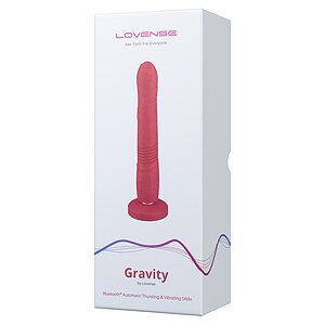 Vibrator Lovense Gravity Thrusting Roșu Thumb 8