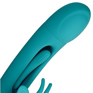 Vibrator Fluture G 3 Motoare Peste 10 Moduri Reîncărcabil Albastru Thumb 3