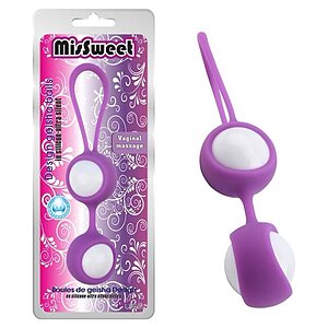 Geisha Purple — Bile Vaginale 17 cm, Rezistente La Apă Thumb 4