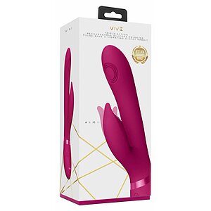 Aimi Pulse Wave and Vibrating Punctul G Rabbit Roz Thumb 7