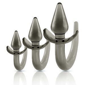 Set 3 în 1 Plug Anal cu Cozi Decorative 6.4/8.9/10.7 cm — Nmc