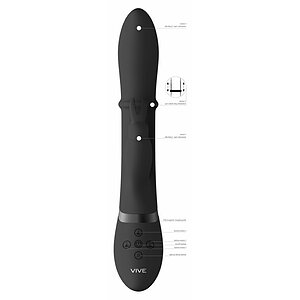 Vibrator Rabbit Halo Negru Thumb 9