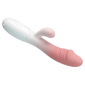 Pretty Love Snappy: 30 Moduri Vibrator Rabbit Dual Roz Thumb 2