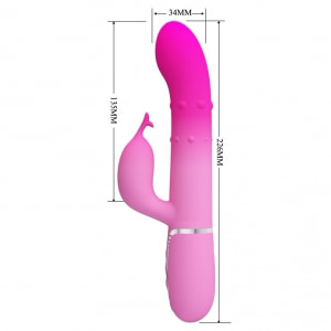 Pretty Love Shima — Rabbit Reîncărcabil, 7 Moduri, Roz Thumb 7