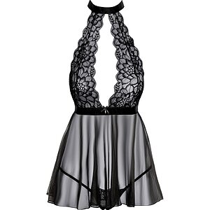 Babydoll Kissable Medeea Negru S-M Thumb 2