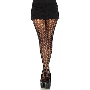 Dresuri Leg Avenue Plaited Lace Negru XS-L Thumb 1