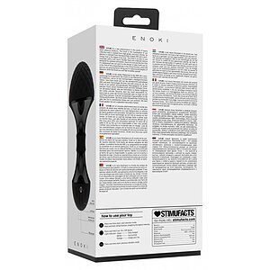 Stimulator Clitoris Enoki Bendable Massager Negru Thumb 3