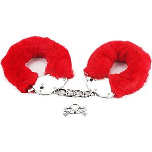 Cătușe Fluffy Pleasure Roșu