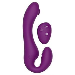 XOCOON Strapless Pulse Vibe Mov – 3 Motoare, Telecomandă Thumb 3